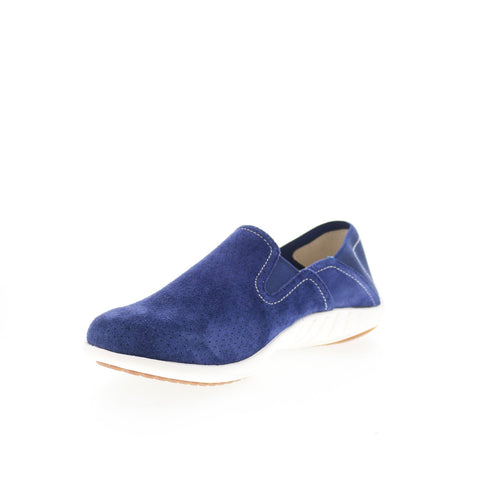 Spenco Siesta Slip-On Convert SP1010PBL Womens Blue Loafer Flats Shoes