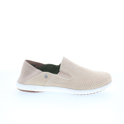 Spenco Siesta Slip-On Convert SP1010TAN Womens Beige Loafer Flats Shoes