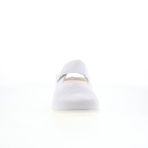 Spenco Magnolia Slip-On SP1012WHT Womens White Mary Jane Flats Shoes