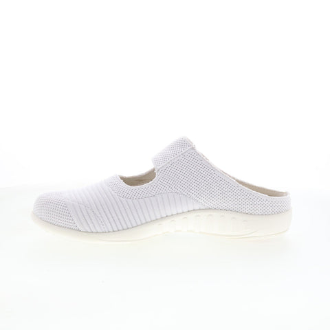 Spenco Magnolia Slip-On SP1012WHT Womens White Mary Jane Flats Shoes