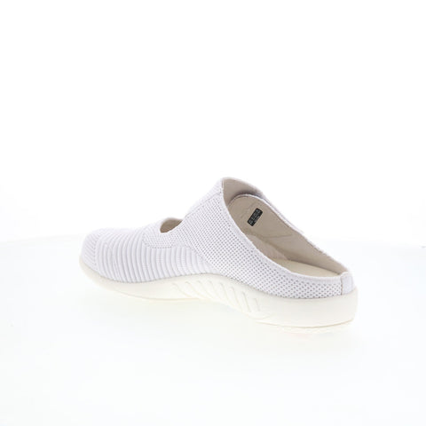 Spenco Magnolia Slip-On SP1012WHT Womens White Mary Jane Flats Shoes