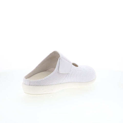 Spenco Magnolia Slip-On SP1012WHT Womens White Mary Jane Flats Shoes