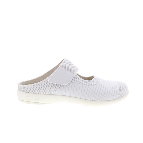 Spenco Magnolia Slip-On SP1012WHT Womens White Mary Jane Flats Shoes