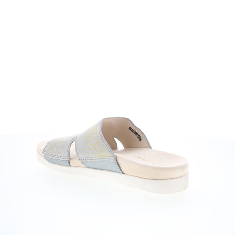 Spenco Twilight Ellie SP1070LGR Womens Gray Suede Slides Sandals Shoes
