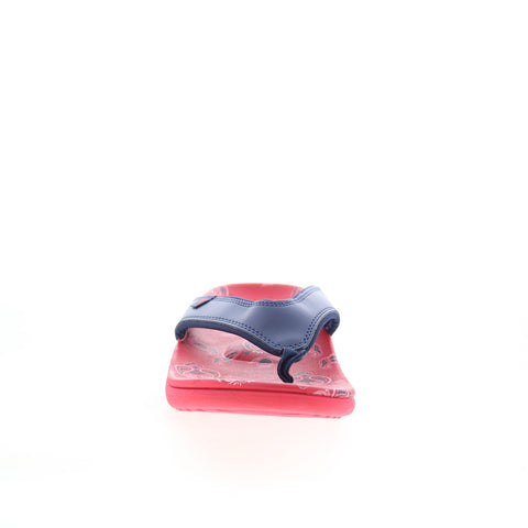 Spenco Yumi Americana SP1142NRD Womens Blue Flip-Flops Sandals Shoes