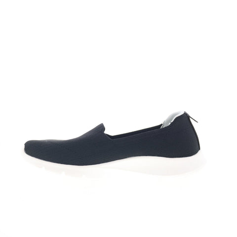 Spenco Comfort Stretch Ease SP1201BLK Womens Black Mesh Loafer Flats Shoes