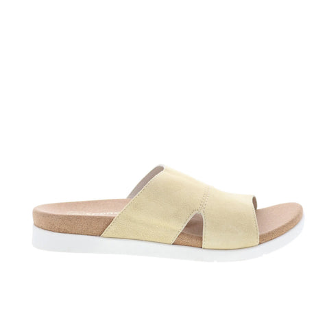 Spenco Sunrise Slide SP1218CHA Womens Beige Suede Slides Sandals Shoes
