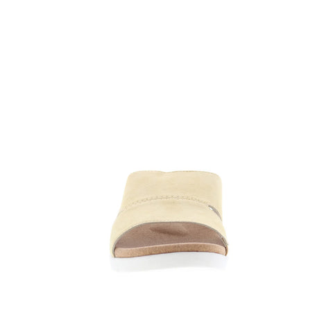Spenco Sunrise Slide SP1218CHA Womens Beige Suede Slides Sandals Shoes
