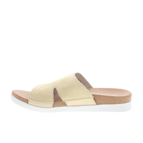 Spenco Sunrise Slide SP1218CHA Womens Beige Suede Slides Sandals Shoes