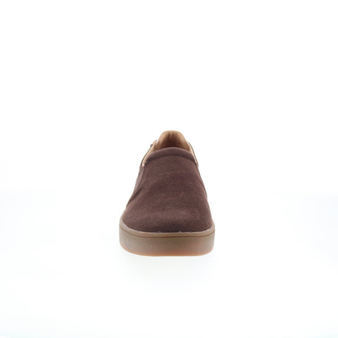 Spenco Backside Slip-On SP2004FFR Mens Brown Suede Lifestyle Sneakers Shoes
