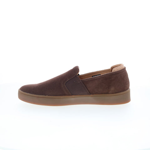 Spenco Backside Slip-On SP2004FFR Mens Brown Suede Lifestyle Sneakers Shoes