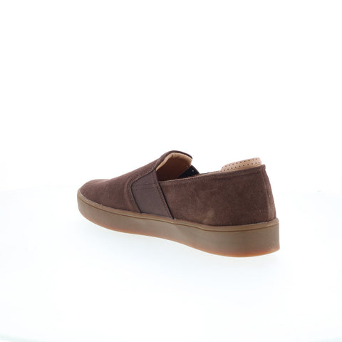 Spenco Backside Slip-On SP2004FFR Mens Brown Suede Lifestyle Sneakers Shoes
