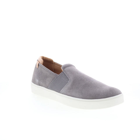 Spenco Backside Slip-On SP2004IRN Mens Gray Suede Lifestyle Sneakers Shoes