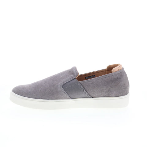 Spenco Backside Slip-On SP2004IRN Mens Gray Suede Lifestyle Sneakers Shoes