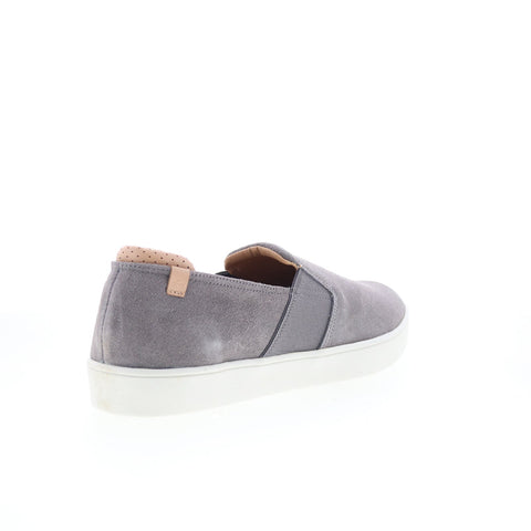 Spenco Backside Slip-On SP2004IRN Mens Gray Suede Lifestyle Sneakers Shoes