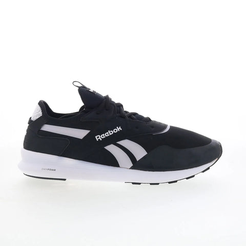 Reebok Spark Run Womens Black Mesh Lace Up Lifestyle Sneakers Shoes