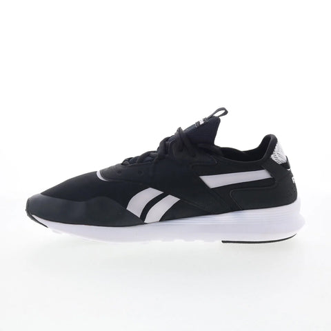 Reebok Spark Run Womens Black Mesh Lace Up Lifestyle Sneakers Shoes
