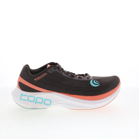 Topo Specter W058 Womens Black Canvas Lace Up Athletic Running Shoes