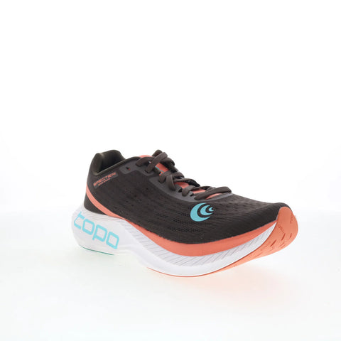 Topo Specter W058 Womens Black Canvas Lace Up Athletic Running Shoes
