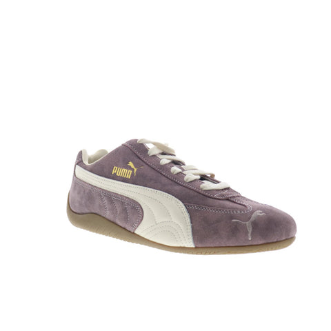 Puma Speedcat Faded 40368805 Mens Purple Suede Lace Up Lifestyle Sneakers Shoes