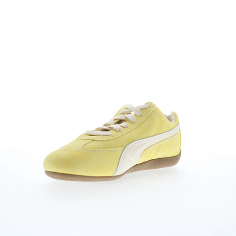 Puma Speedcat Faded 40368807 Mens Yellow Leather Lifestyle Sneakers Shoes