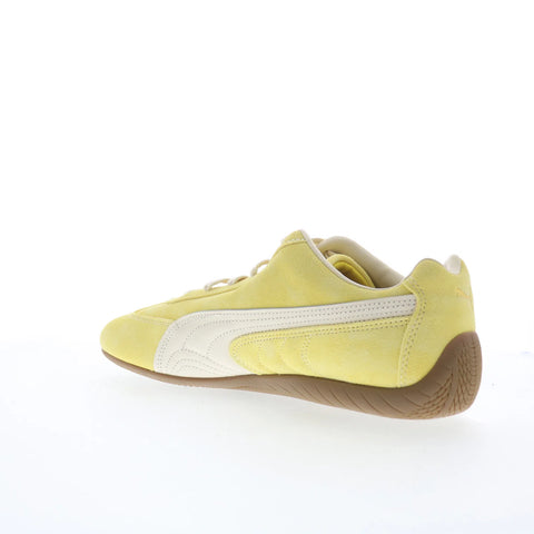 Puma Speedcat Faded 40368807 Mens Yellow Leather Lifestyle Sneakers Shoes