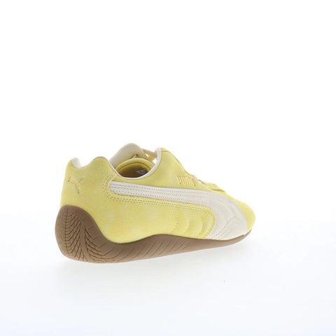 Puma Speedcat Faded 40368807 Mens Yellow Leather Lifestyle Sneakers Shoes