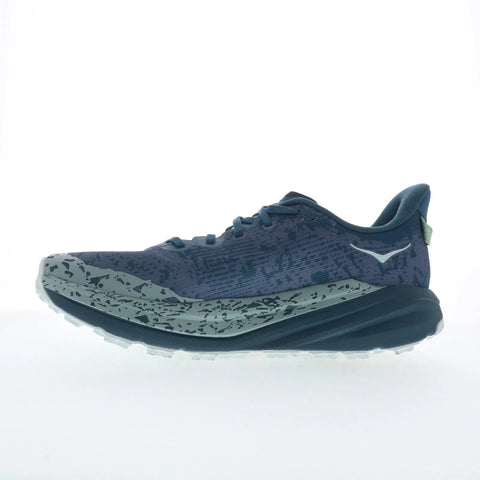 Hoka Speedgoat 6 GTX 1155150-BZY Mens Blue Canvas Athletic Hiking Shoes