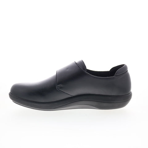 Alegria Spright SPR-601 Womens Black Synthetic Slip On Loafer Flats Shoes