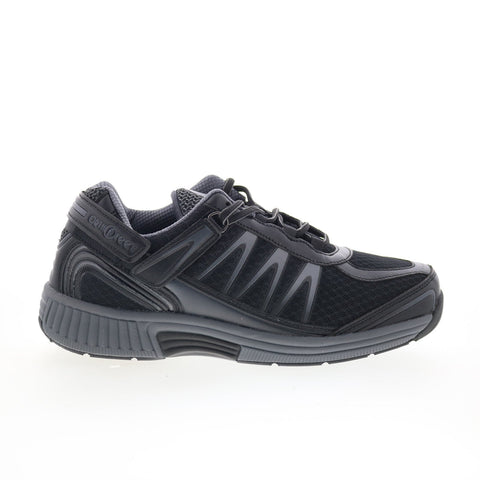 Orthofeet Sprint SPRINT Mens Black Extra Wide Lifetsyle Sneakers Shoes