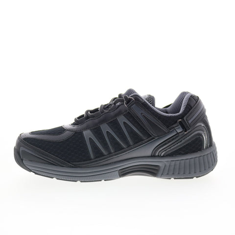 Orthofeet Sprint SPRINT Mens Black Extra Wide Lifetsyle Sneakers Shoes