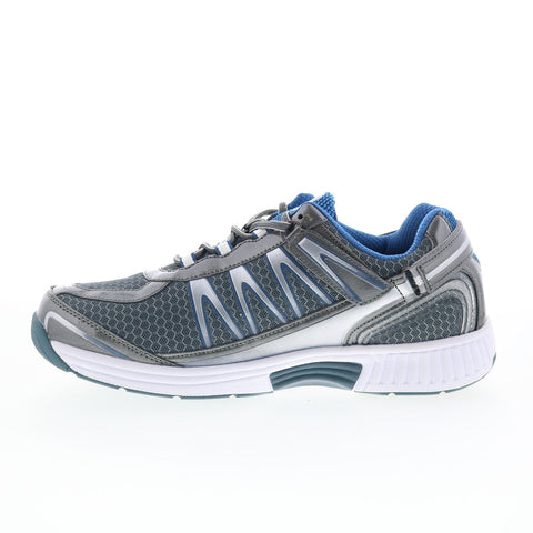 Orthofeet Sprint SPRINT Mens Gray Wide Synthetic Lifestyle Sneakers Shoes