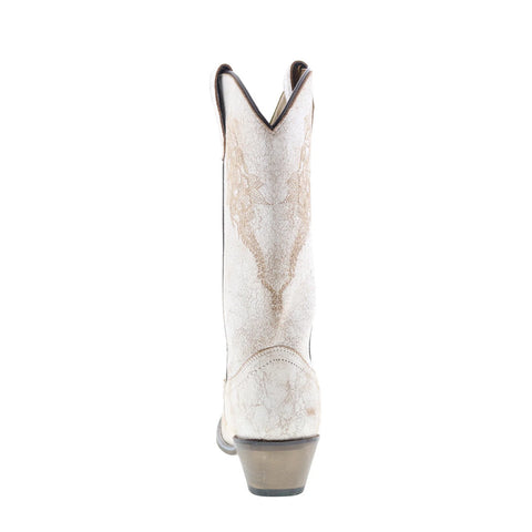Smoky Mountain Boots SRA-280 Womens White Leather Western Boots