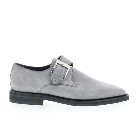 Zelli Italia 23-07 Mens Gray Suede Loafers & Slip Ons Casual Shoes