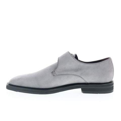 Zelli Italia 23-07 Mens Gray Suede Loafers & Slip Ons Casual Shoes