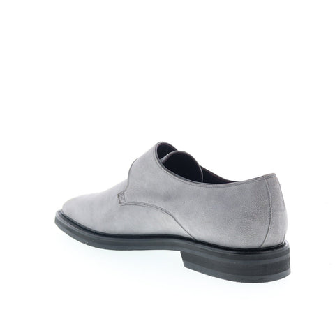 Zelli Italia 23-07 Mens Gray Suede Loafers & Slip Ons Casual Shoes