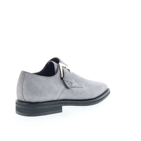 Zelli Italia 23-07 Mens Gray Suede Loafers & Slip Ons Casual Shoes