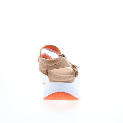 Aetrex Marz SS504W Womens Brown Synthetic Strap Sandals Shoes