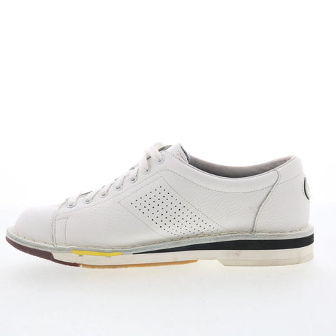 Dexter SST1 B801-9 Womens White Extra Wide Leather Athletic Bowling Shoes