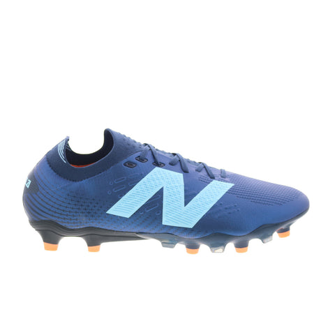 New Balance Tekela Pro Low FG V4+ Mens Blue Wide Athletic Soccer Cleats Shoes