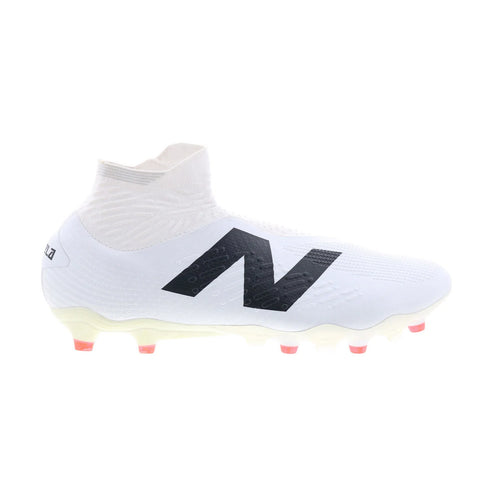 New Balance Tekela Pro FG V4+ Mens White Wide Athletic Soccer Cleats Shoes