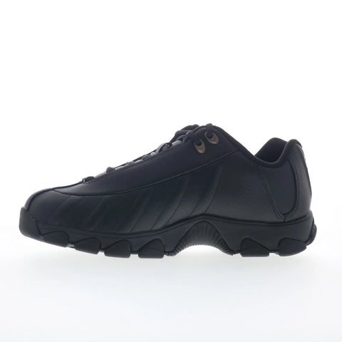 K-Swiss ST329 CMF 03426-008 Mens Black Leather Lifestyle Sneakers Shoes