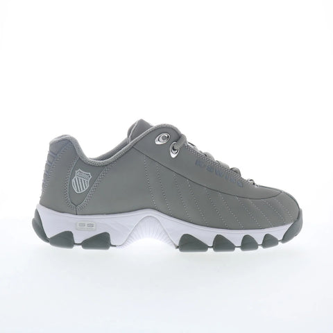 K-Swiss ST329 CMF 03426-085 Mens Gray Leather Lifestyle Sneakers Shoes