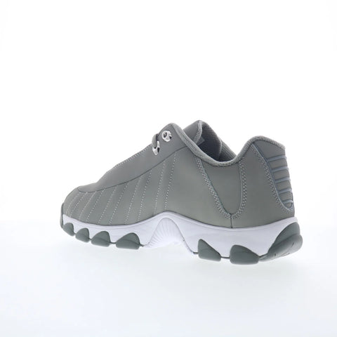 K-Swiss ST329 CMF 03426-085 Mens Gray Leather Lifestyle Sneakers Shoes