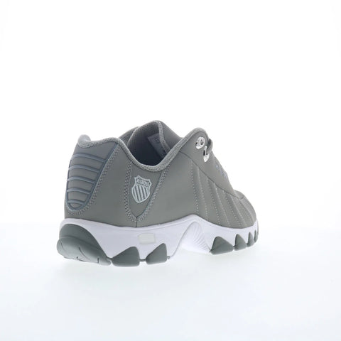 K-Swiss ST329 CMF 03426-085 Mens Gray Leather Lifestyle Sneakers Shoes