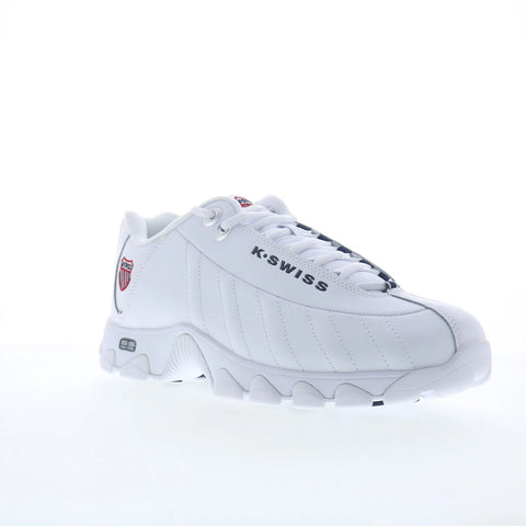 K-Swiss ST329 CMF 03426-130 Mens White Extra Wide Lifestyle Sneakers Shoes