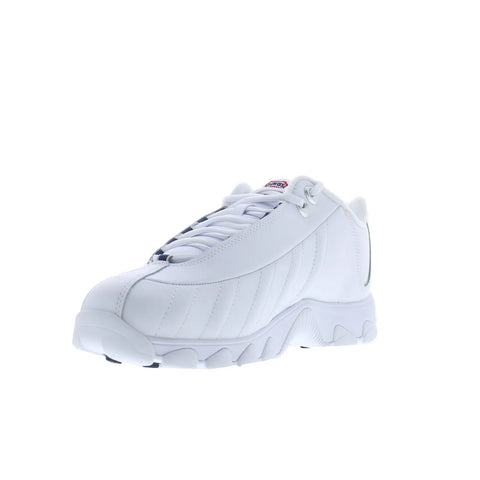 K-Swiss ST329 CMF 03426-130 Mens White Wide Lifestyle Sneakers Shoes