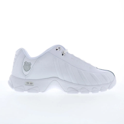 K-Swiss ST329 CMF 03426-157 Mens White Leather Lifestyle Sneakers Shoes