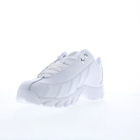 K-Swiss ST329 CMF 03426-157 Mens White Leather Lifestyle Sneakers Shoes