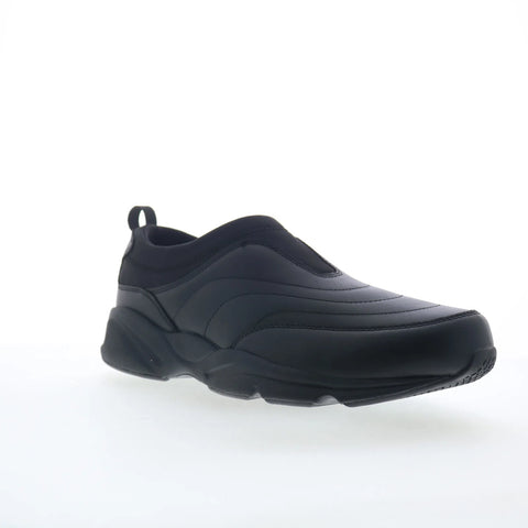 Propet Stability Slip-On Mens Black Extra Wide 3E Loafers Casual Shoes